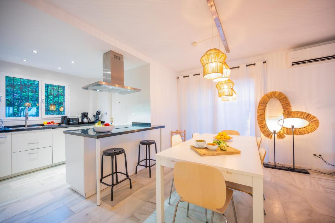 Typical Beach House Las Chapas Playa With Heated Pool Marbella Luaran gambar