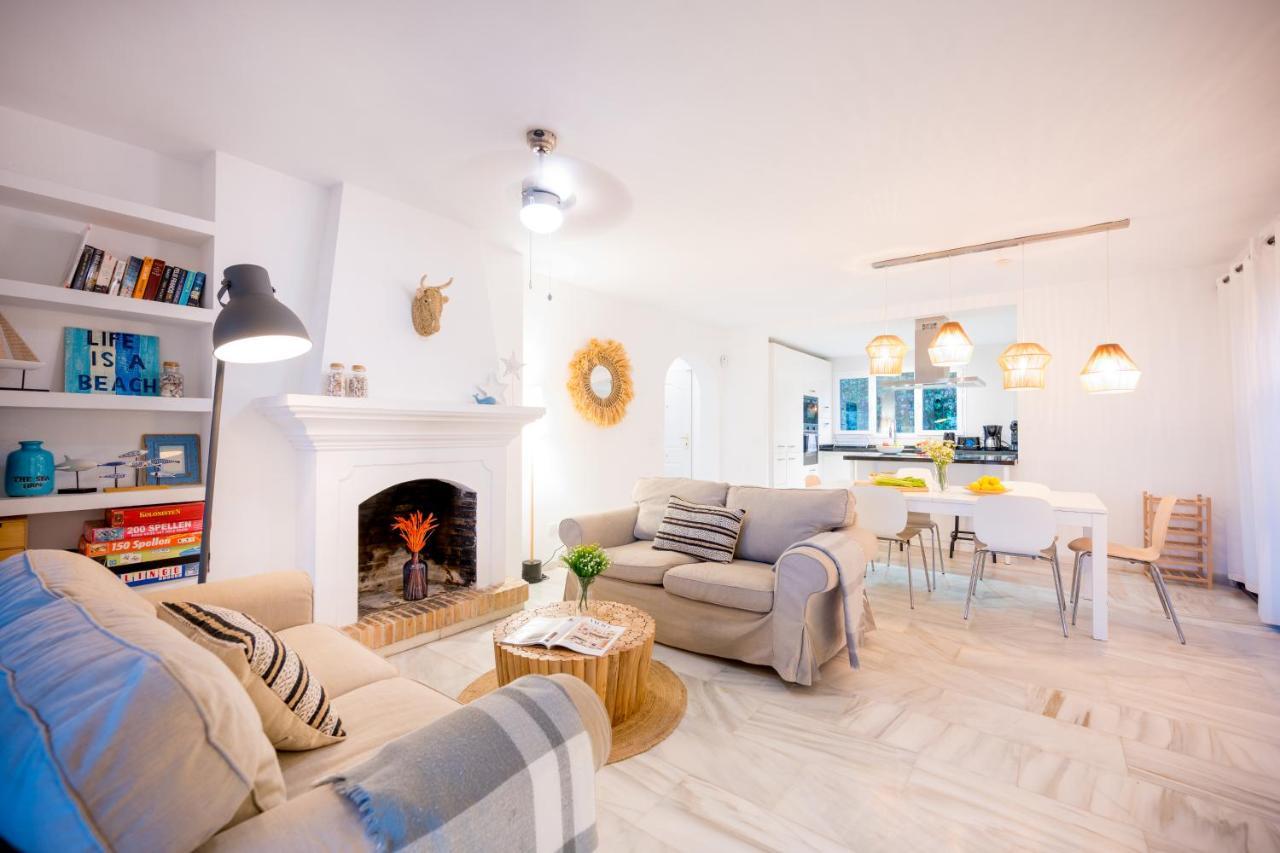 Typical Beach House Las Chapas Playa With Heated Pool Marbella Luaran gambar