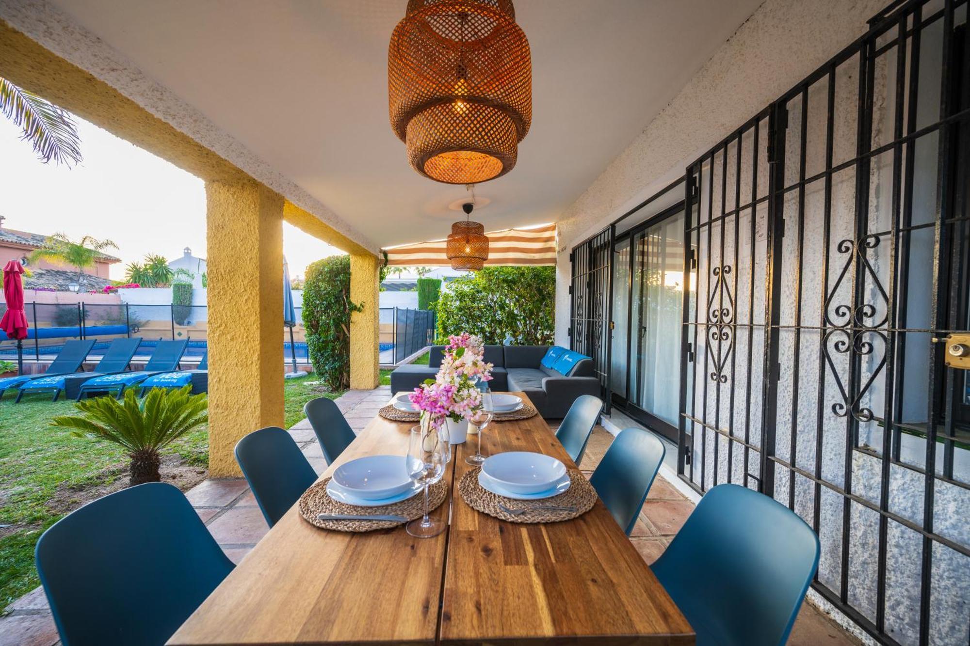 Typical Beach House Las Chapas Playa With Heated Pool Marbella Luaran gambar