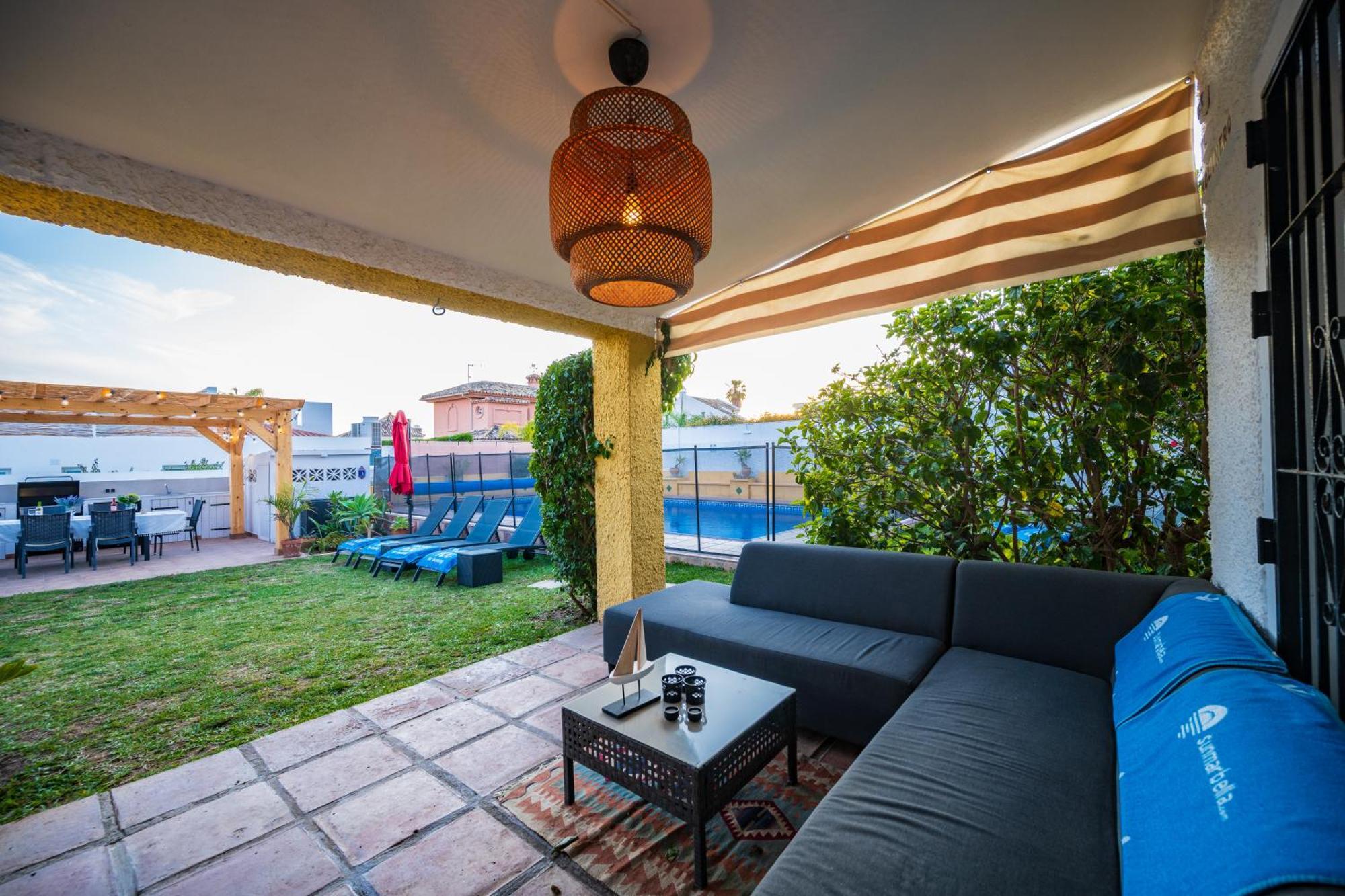 Typical Beach House Las Chapas Playa With Heated Pool Marbella Luaran gambar