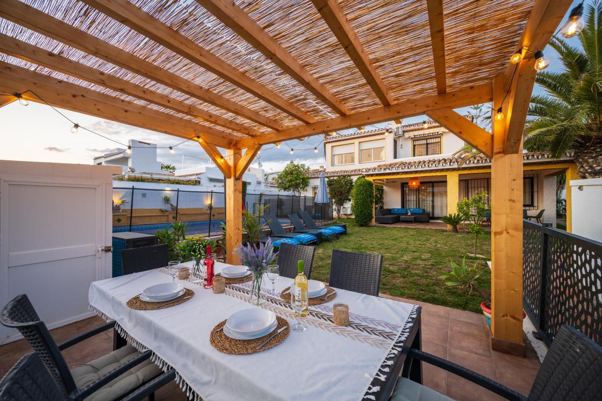 Typical Beach House Las Chapas Playa With Heated Pool Marbella Luaran gambar