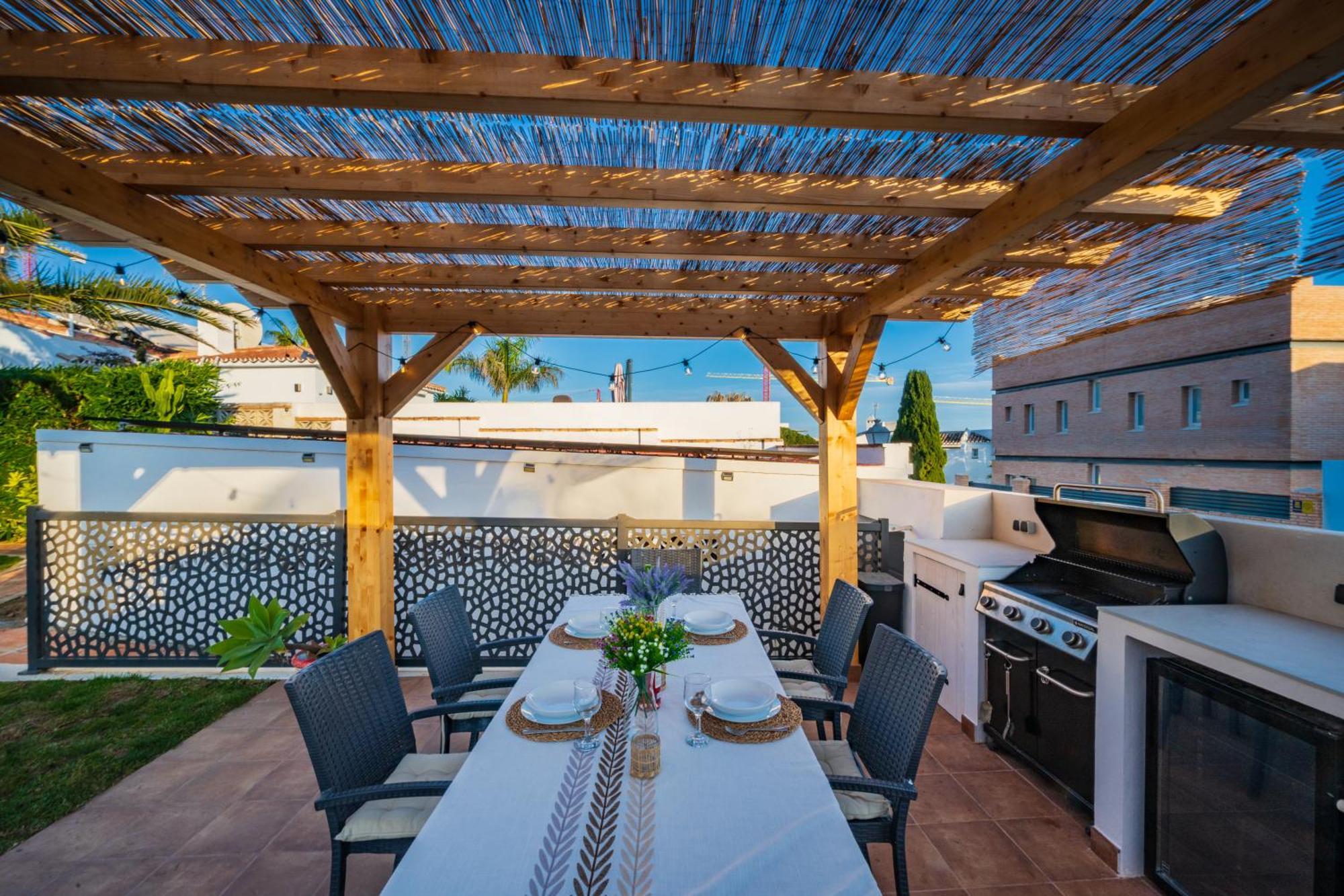 Typical Beach House Las Chapas Playa With Heated Pool Marbella Luaran gambar