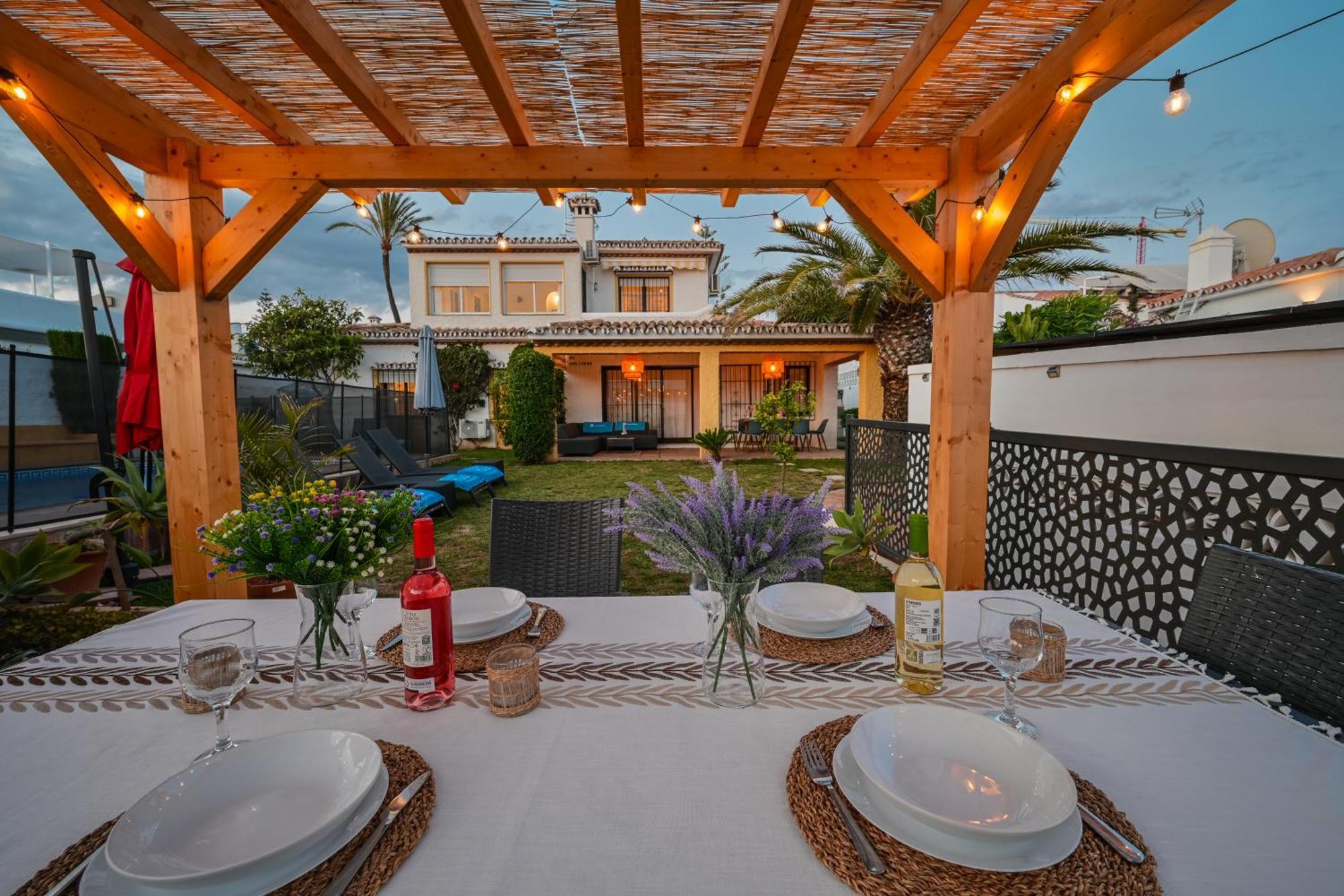 Typical Beach House Las Chapas Playa With Heated Pool Marbella Luaran gambar